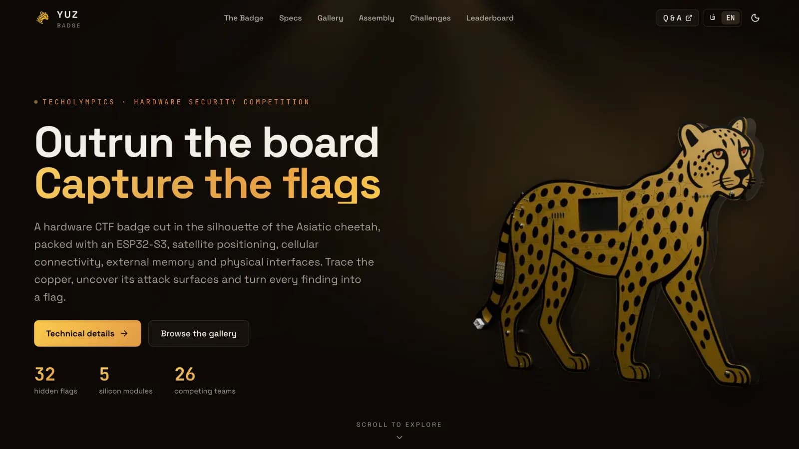 YUZ Badge marketing hero Outrun the board Capture the flags